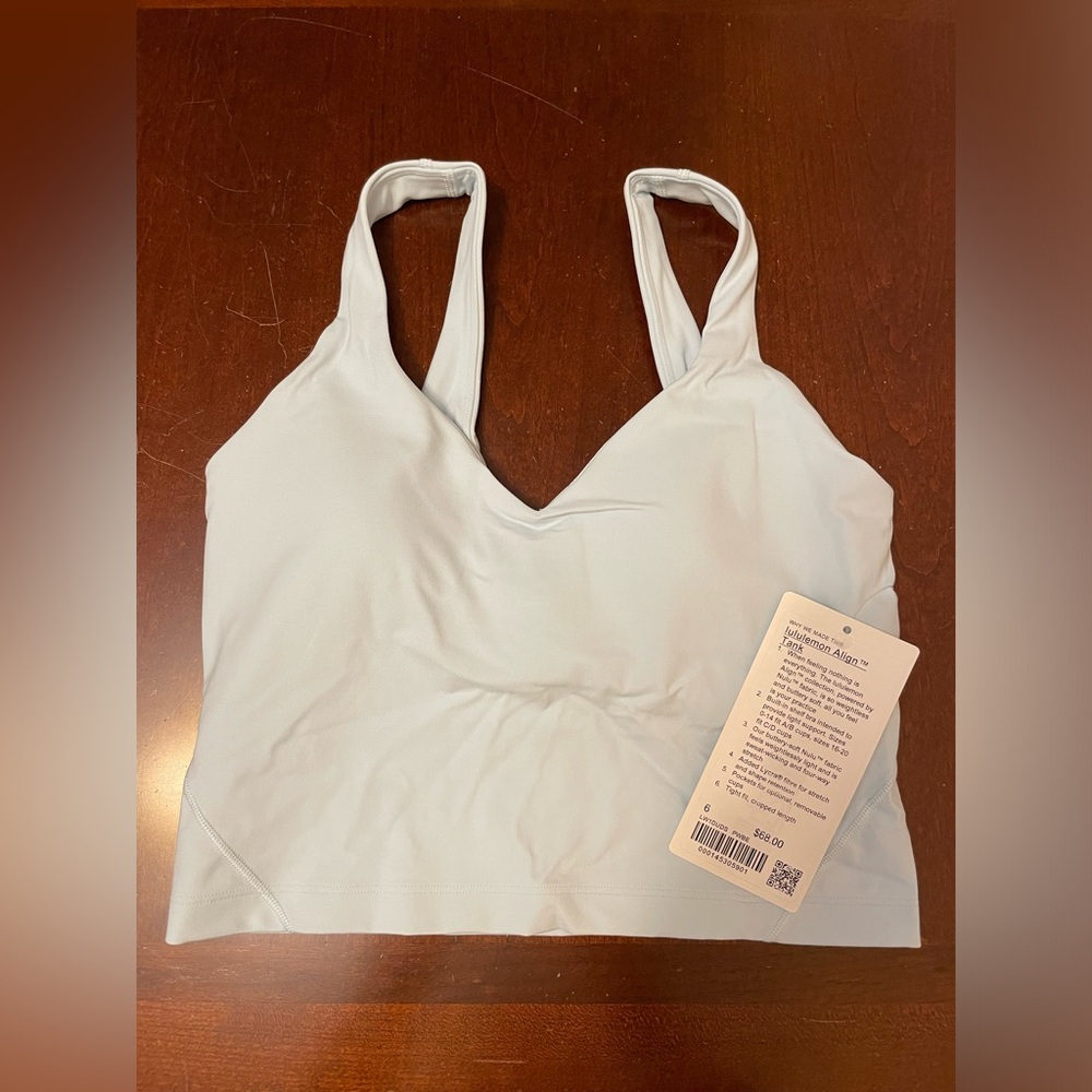 Lululemon Align Tank Top Size 6 “Powder Blue” NWT